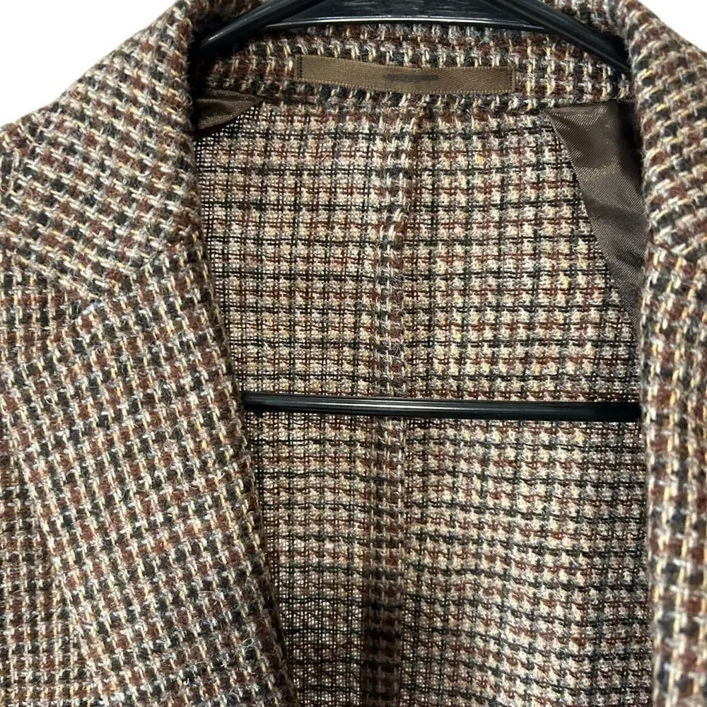 Officine Generale Men's Houndstooth 375 Wool Sport Coat Blazer Revolve